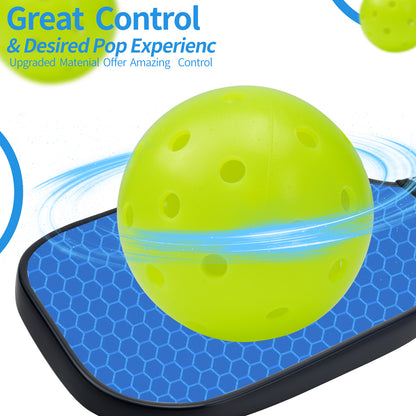 USA Pickleball Approved 40 Holes Outdoor PE Pickleball In Can 4 Balls